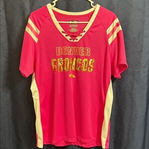 NFL Women’s Denver Broncos Pink Shirt